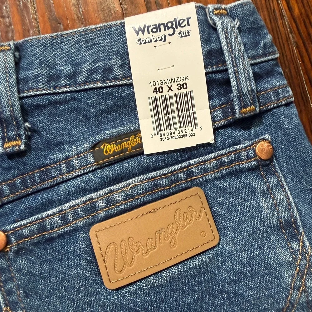 Wrangler Jeans 40x30 Blue Cowboy Cut 1013MWZ DEADSTOCK Vintage NOS